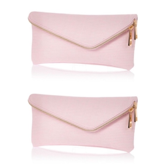 River Island Nude Pink Asymmetrical Clutch - Picture 2 of 8